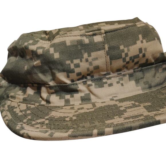 Digital ACU Camo Patrol Cap, Size 7-1/4, Ripstop, R&B Inc., EUC - Picture 1 of 6